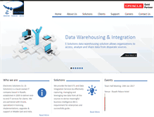 Tablet Screenshot of esolutions-sa.com